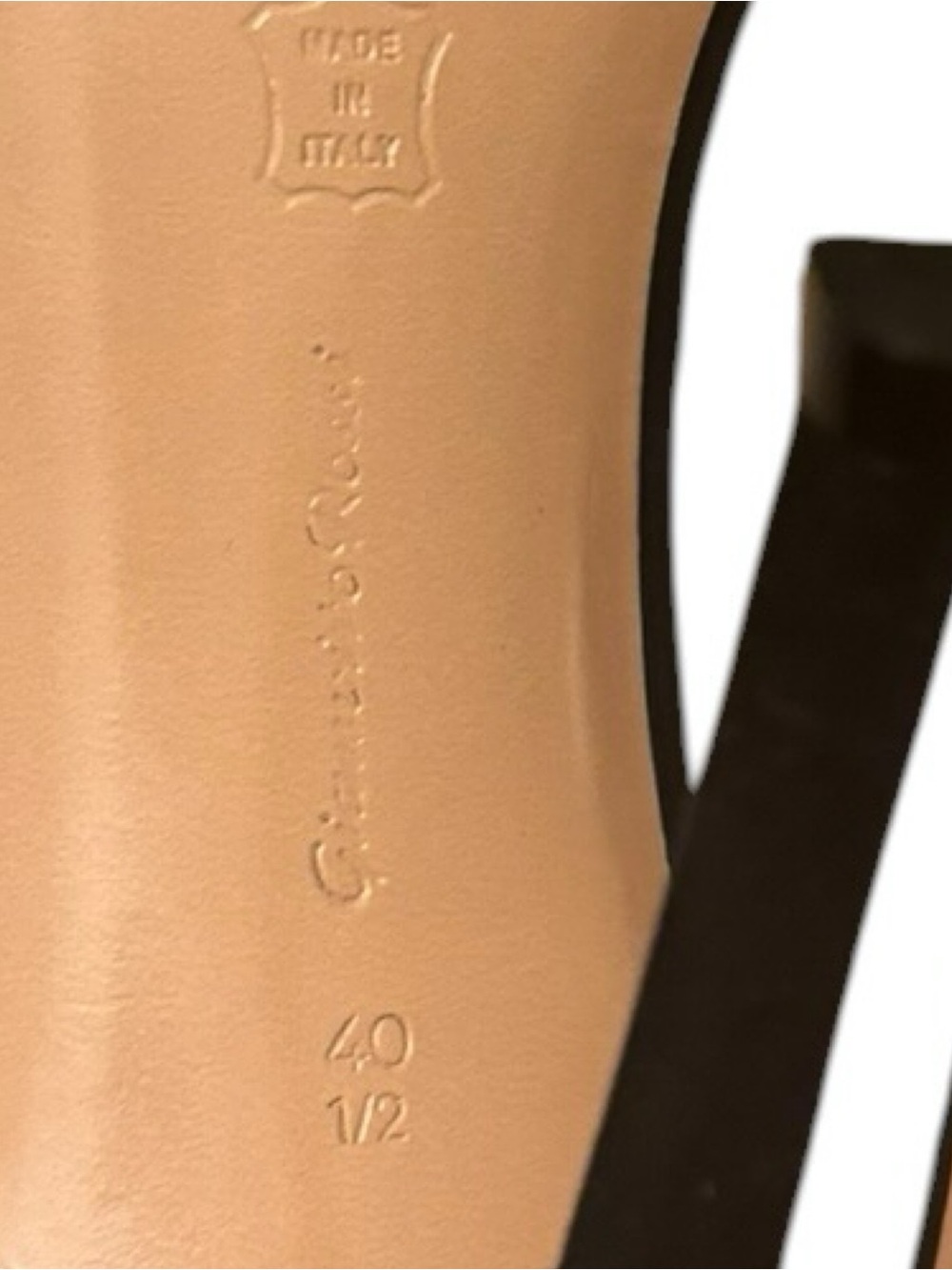 Gianvito Rossi Portofino Black Suede Sandals - Picture 10 of 11